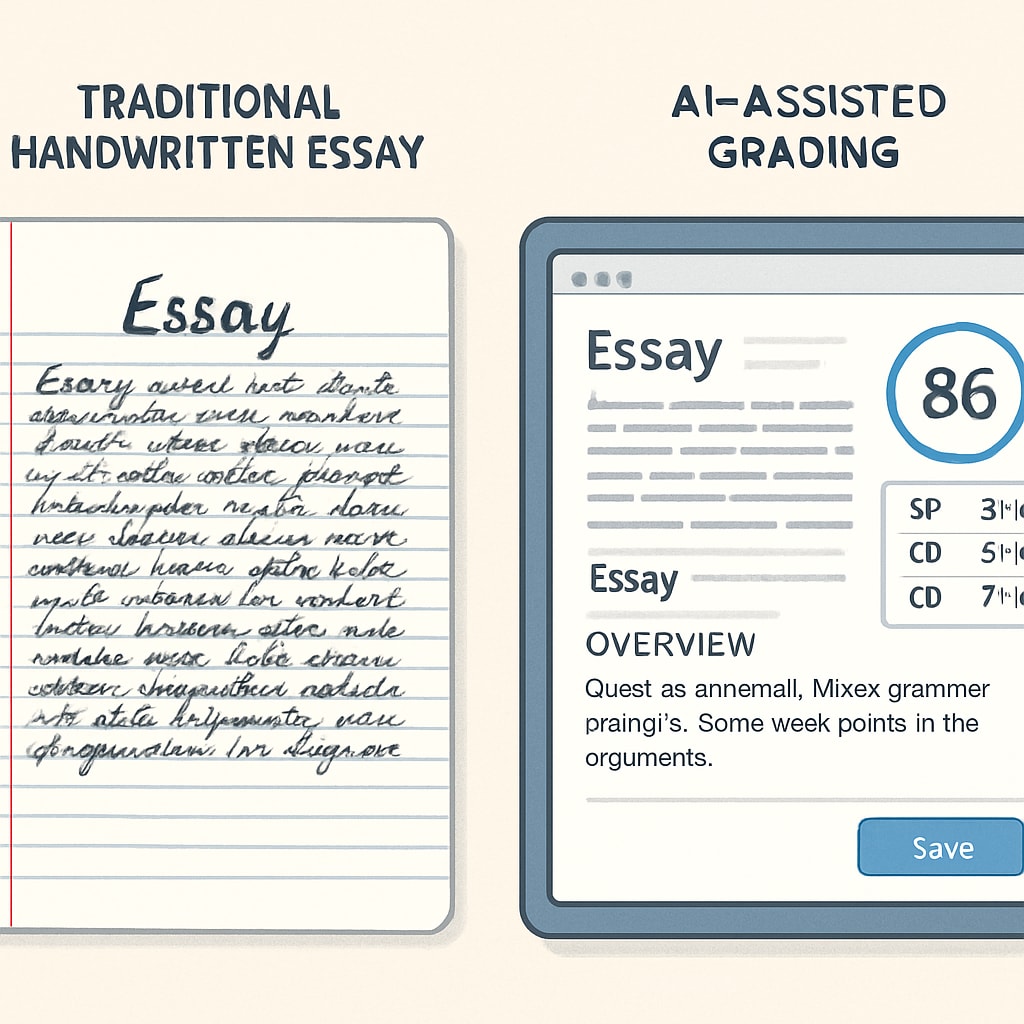 AI-powered grading efficiency versus traditional assessment methods