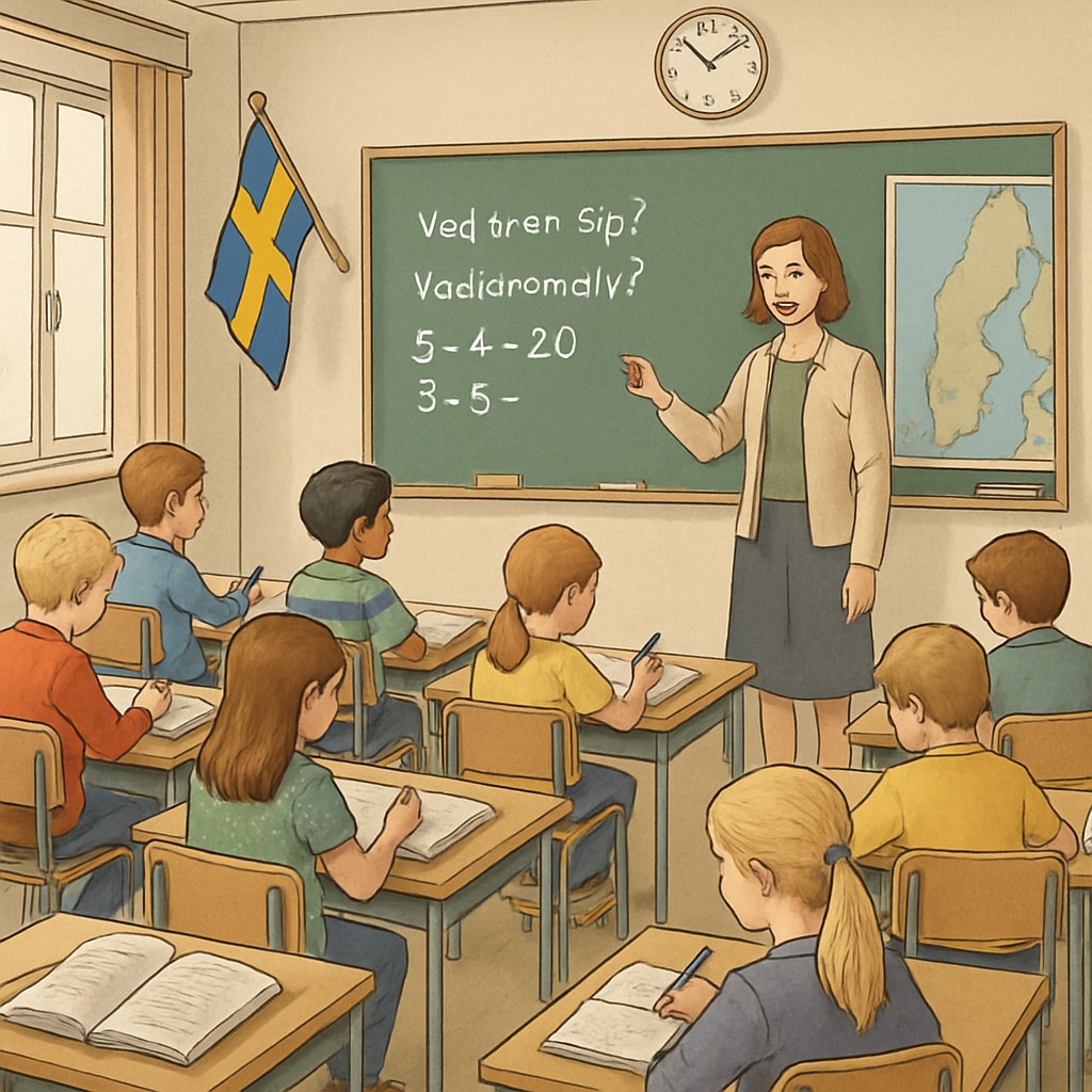 Traditional teaching methods in Swedish classrooms