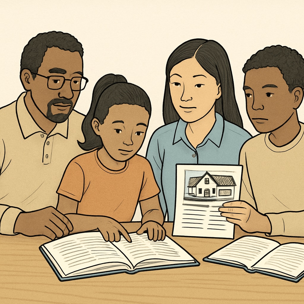 Parents and children evaluating school quality during home search
