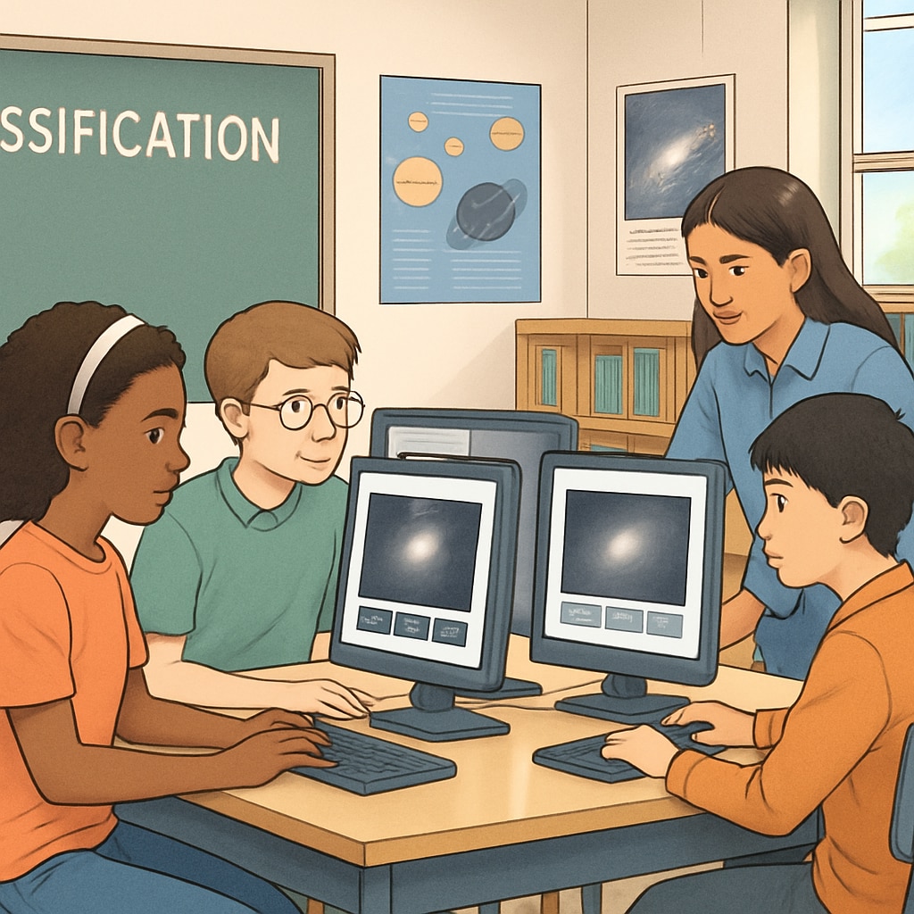 K-12 students participating in Zooniverse citizen science projects