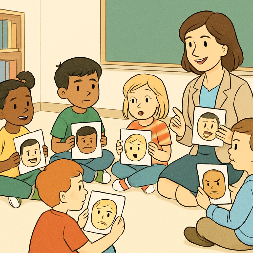 Emotional education activity for children's development
