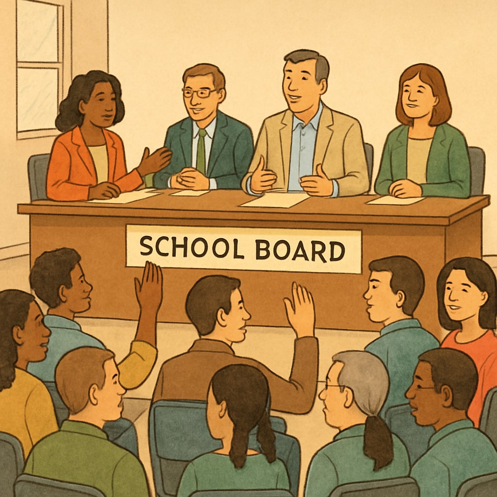 Community participation in school board decisions for transformative educational change
