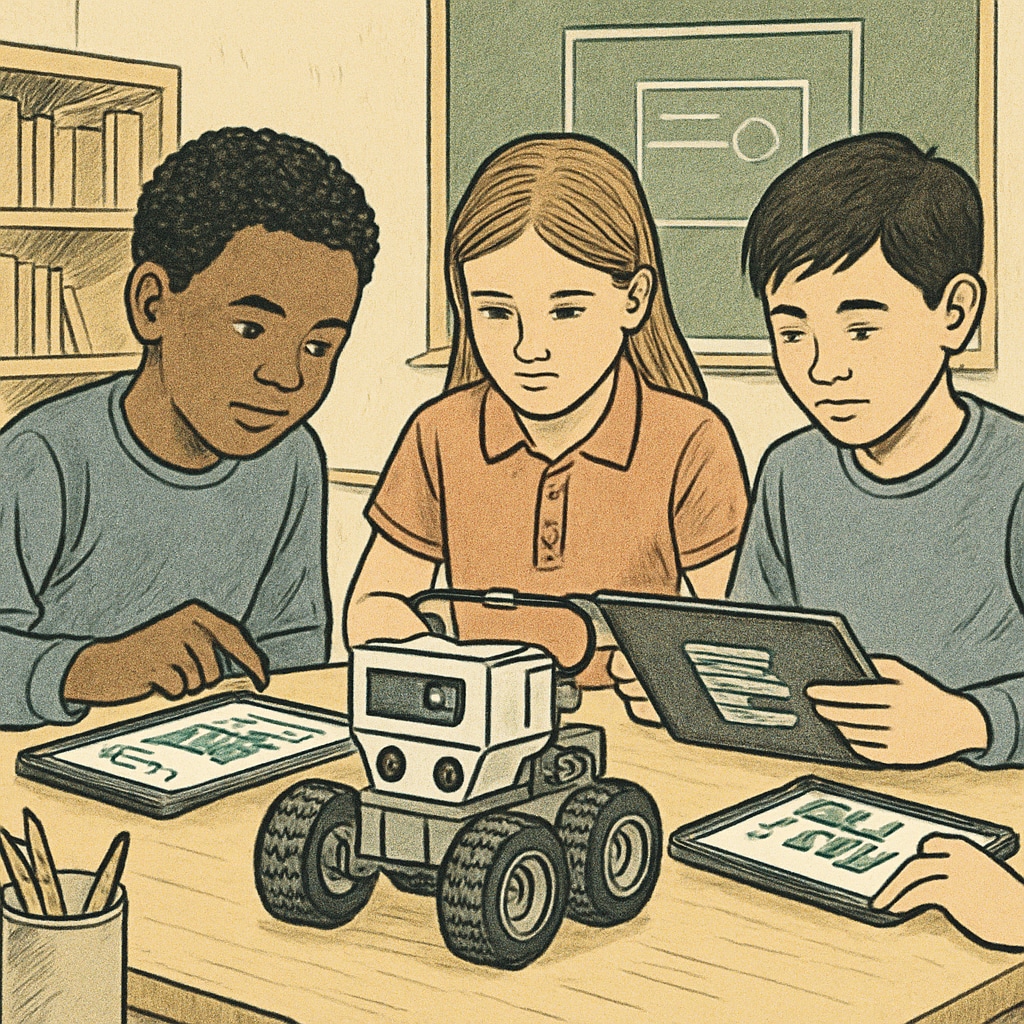 Project-based learning in beginner robotics education