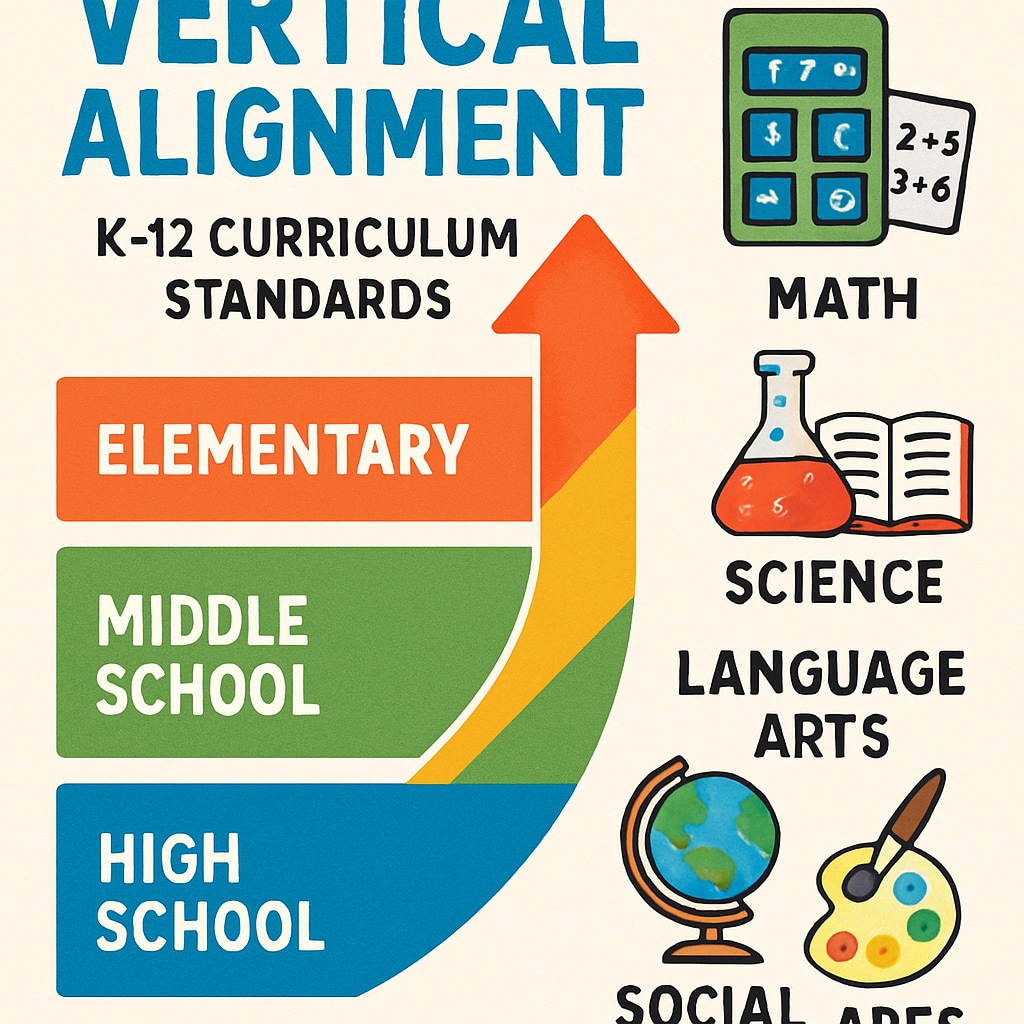 K-12 curriculum standards alignment infographic for educational resources
