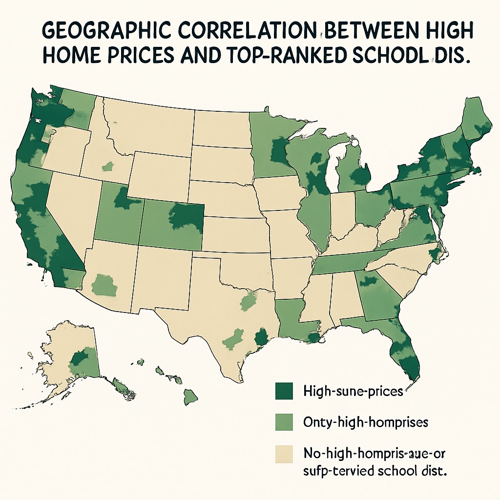 School district rankings and property values heatmap