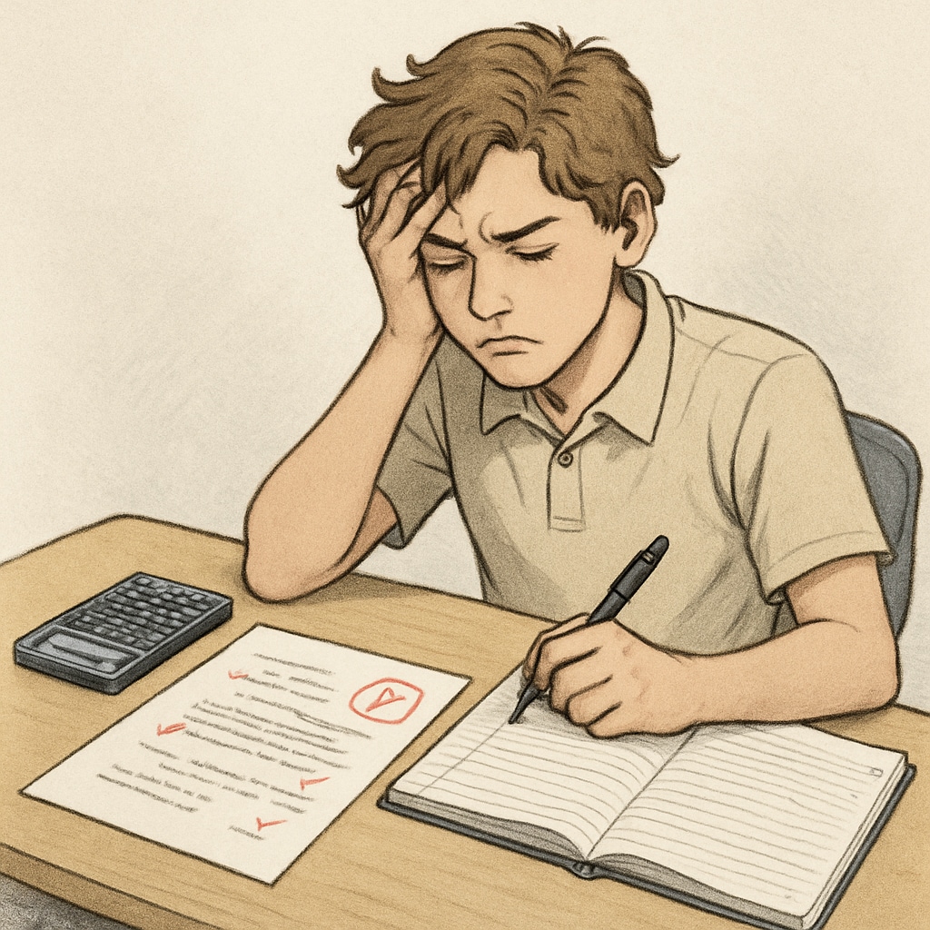 Student experiencing academic injustice during grade review