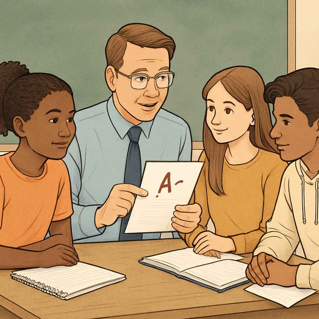 Teacher-student discussion about grade appeals process