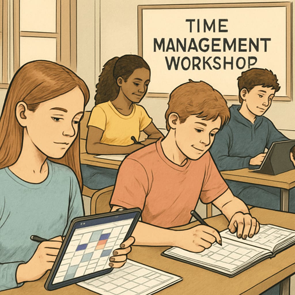 Time management life skills in school education