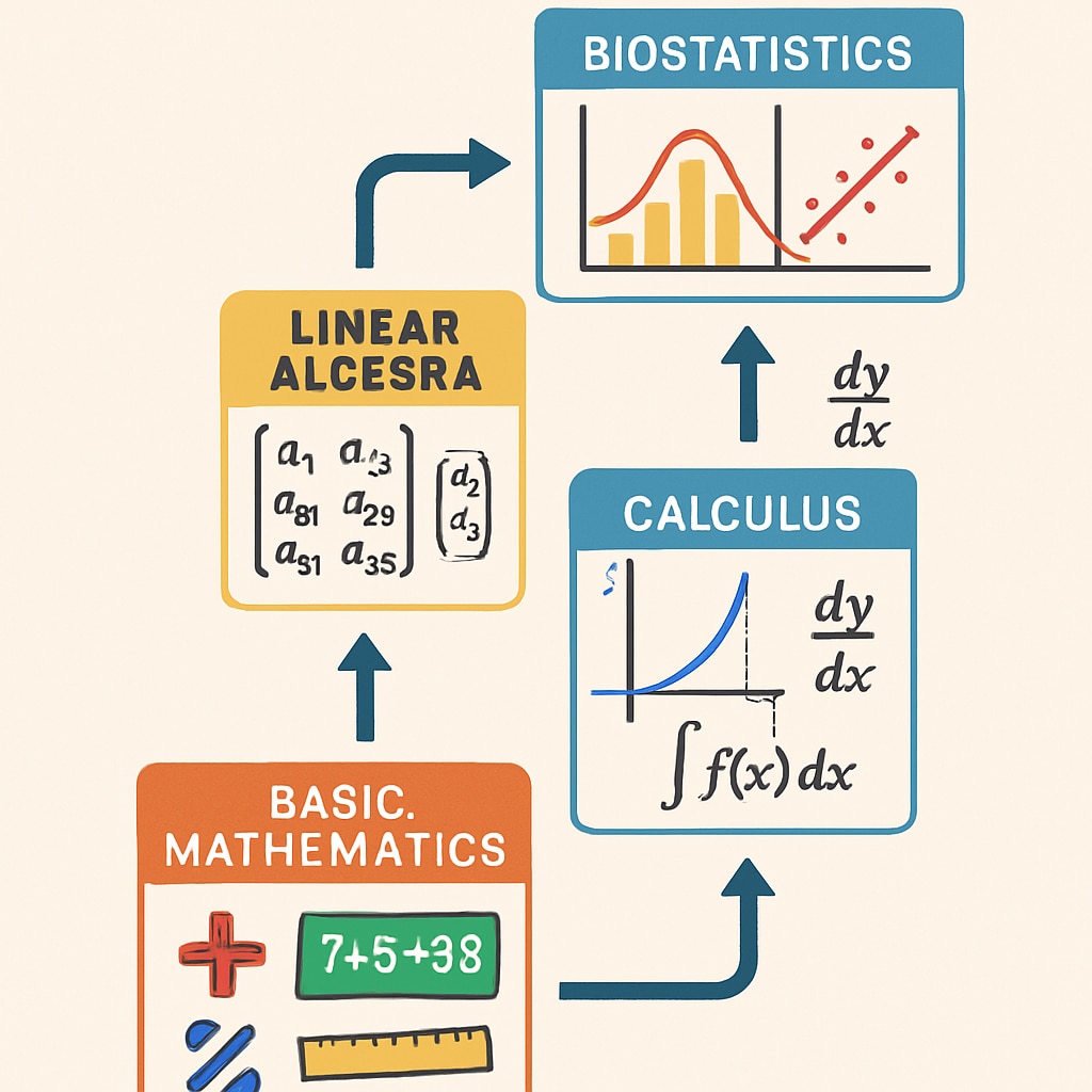 Math course progression for biostatistics students