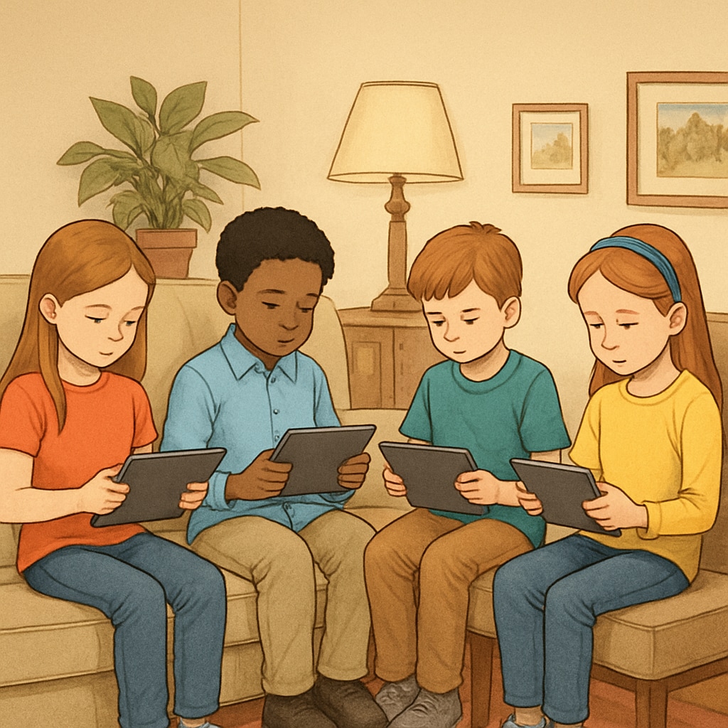 Technology addiction isolating children during social gatherings