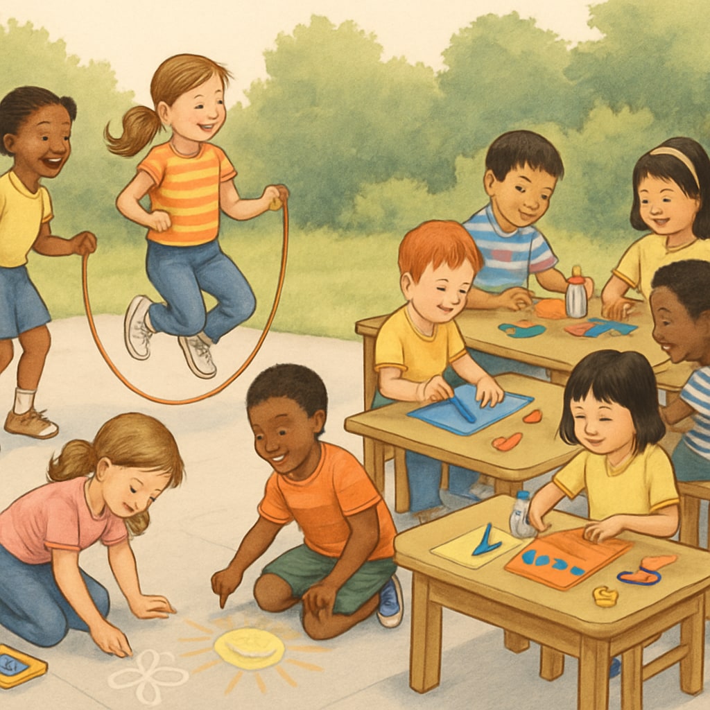 Traditional play supporting child development and mental health