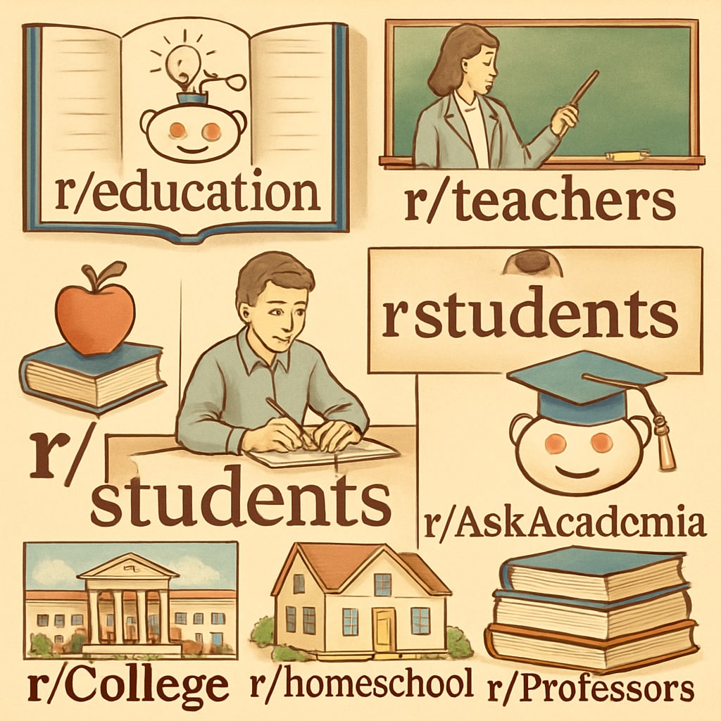 Collection of Reddit education subreddits for teachers