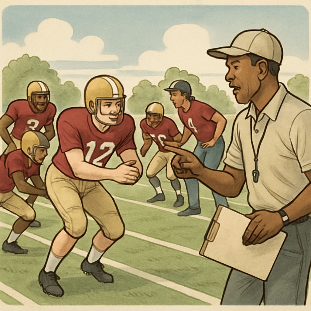 Student-athletes training for US college sports recruitment