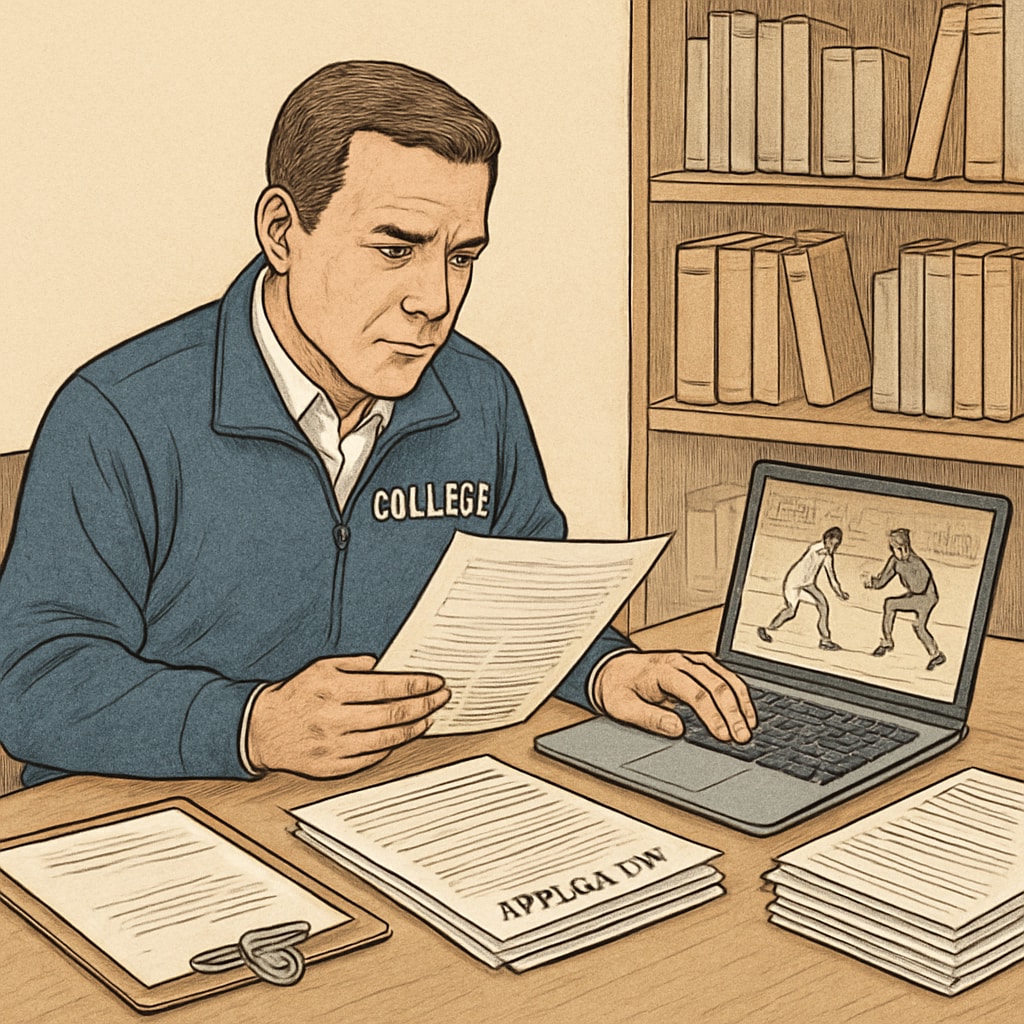 Athletic recruitment evaluation process in US colleges