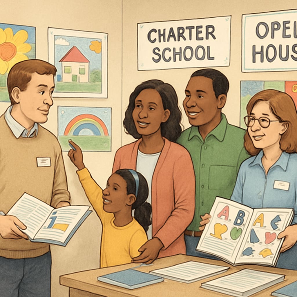 Charter school community outreach event in New York