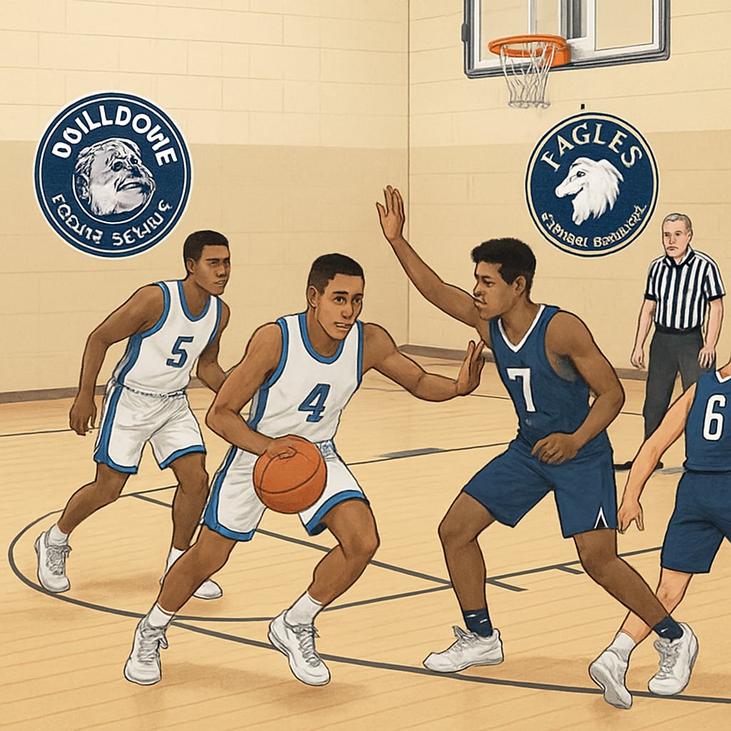Public and charter school students sharing sports facilities