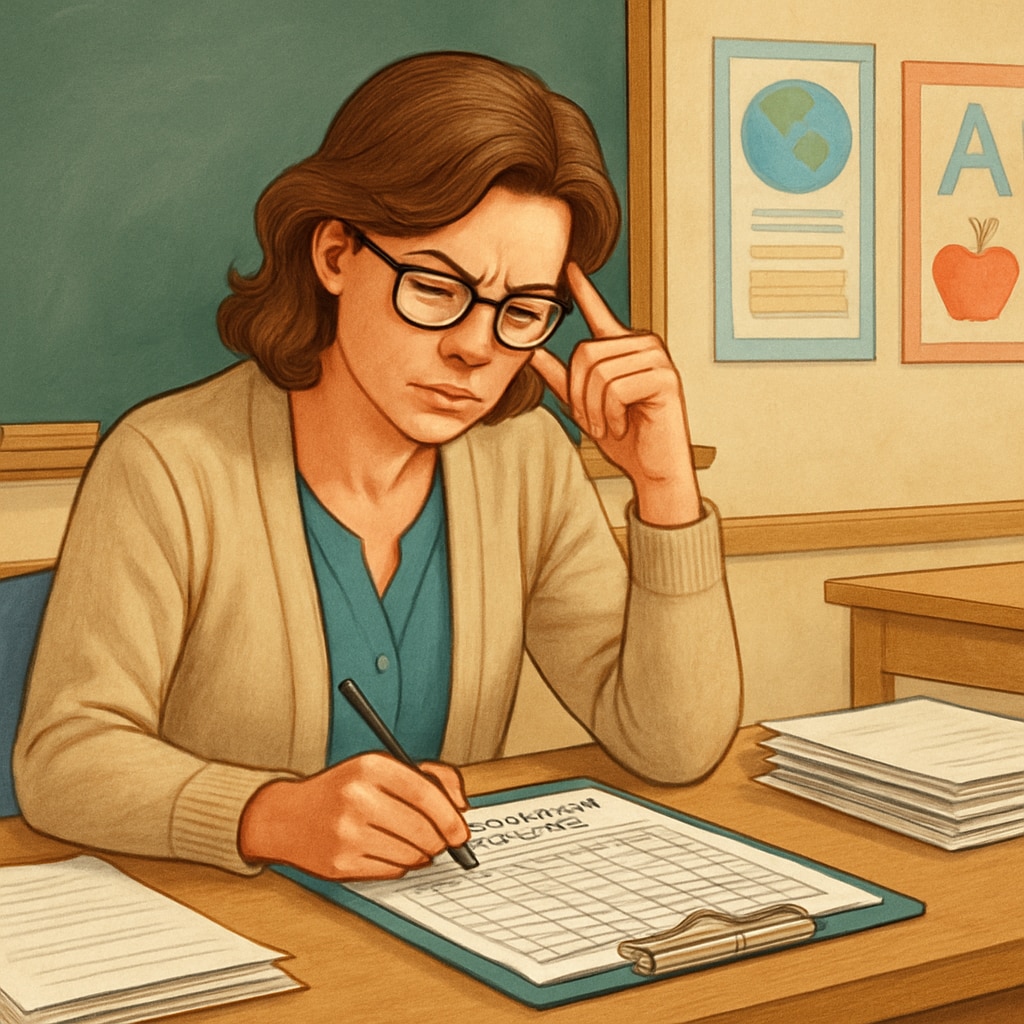 School management reviewing attendance policies