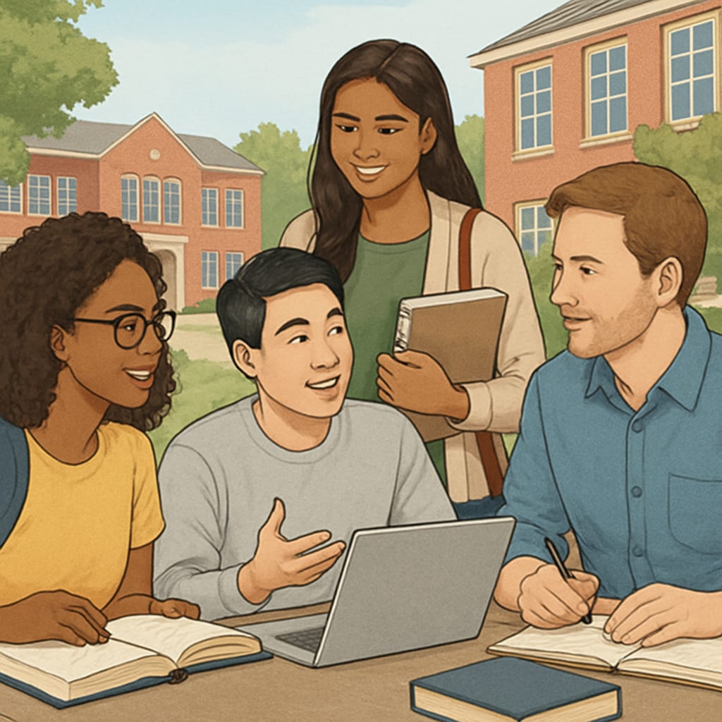 AS-Level students studying at affordable university