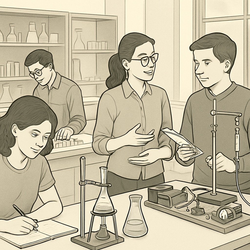 BSc Physics students managing practical backlogs and exam preparation