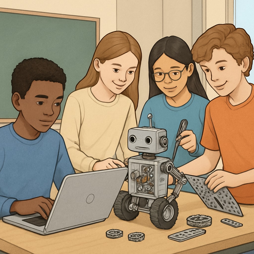 Students developing future skills to complement artificial intelligence in education and careers