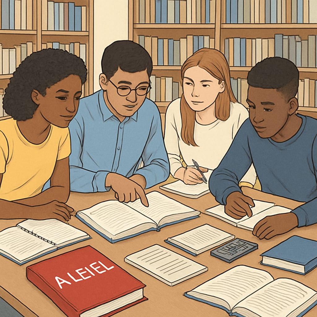 International students preparing A Levels for US university applications