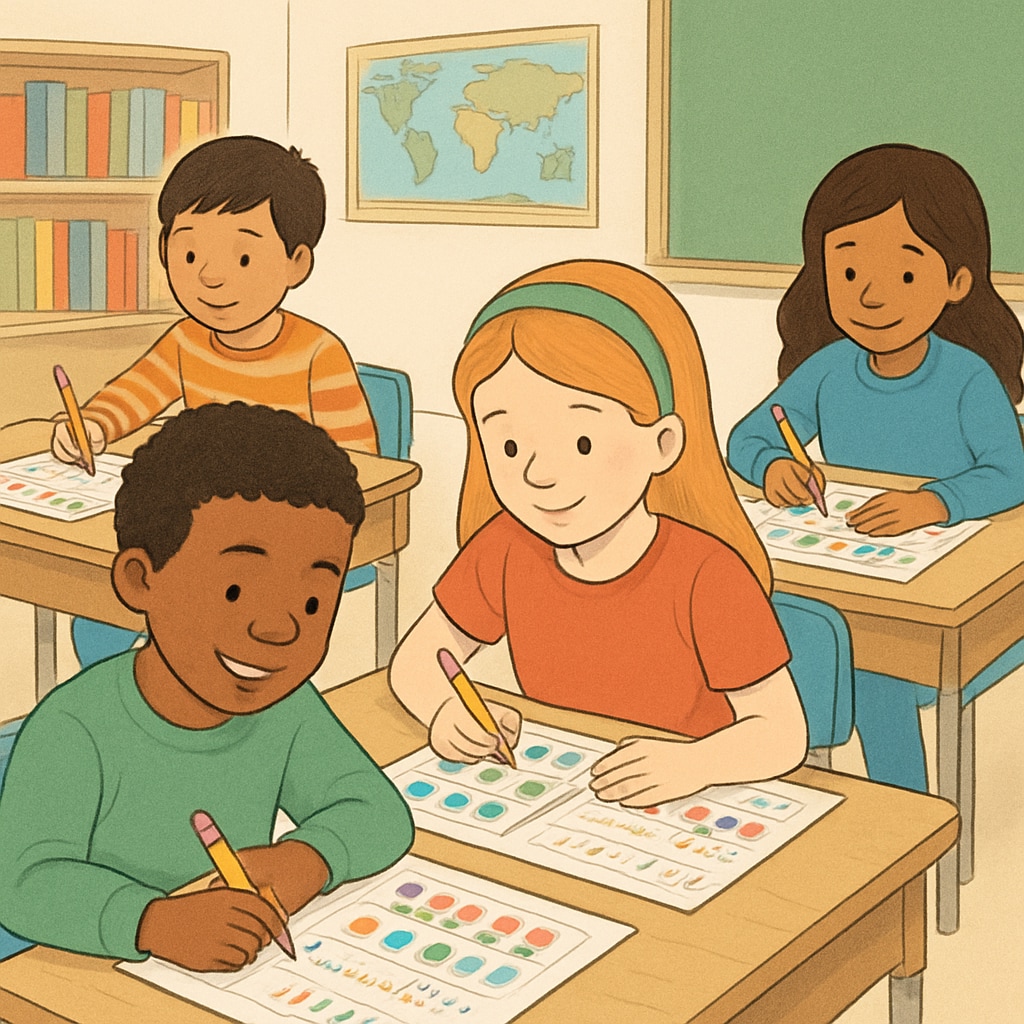 Students using K-12 curriculum-aligned Canva digital educational resources