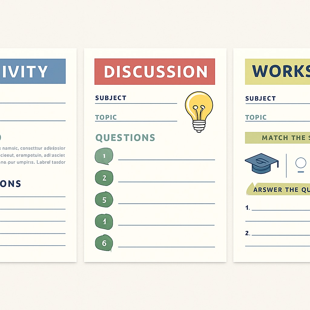 Canva digital file templates for K-12 educational resources