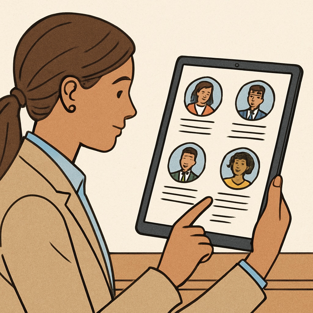 Technology-enhanced talent screening for private schools
