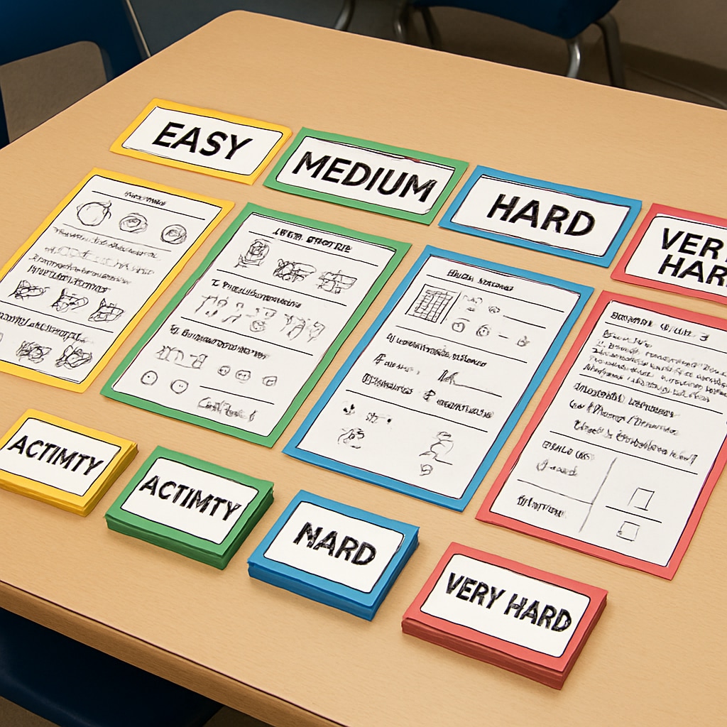 Multi-level teaching resources for differentiated instruction