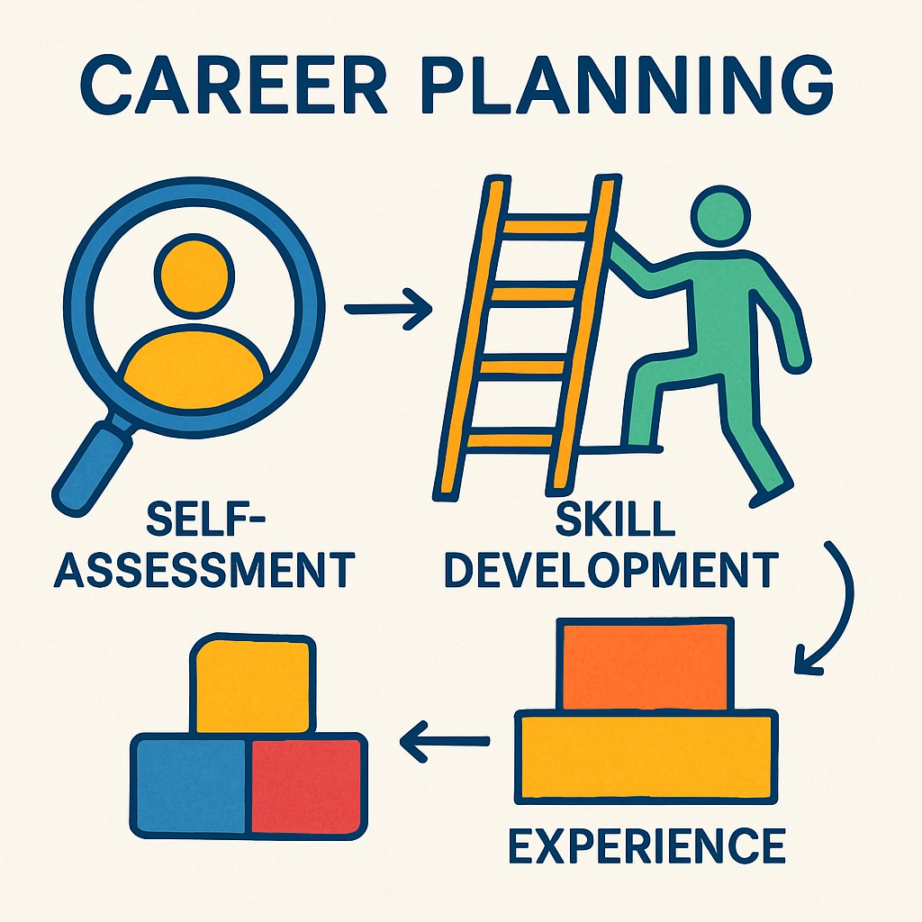 Visual guide to balancing high salary and passion in career planning