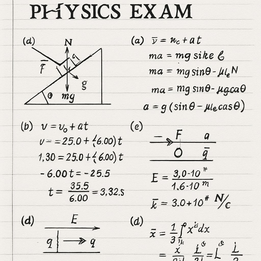 AP Physics C exam with potential grading discrepancies