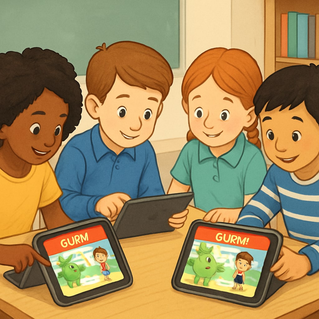 Interactive learning app for multilingual education and knowledge acquisition