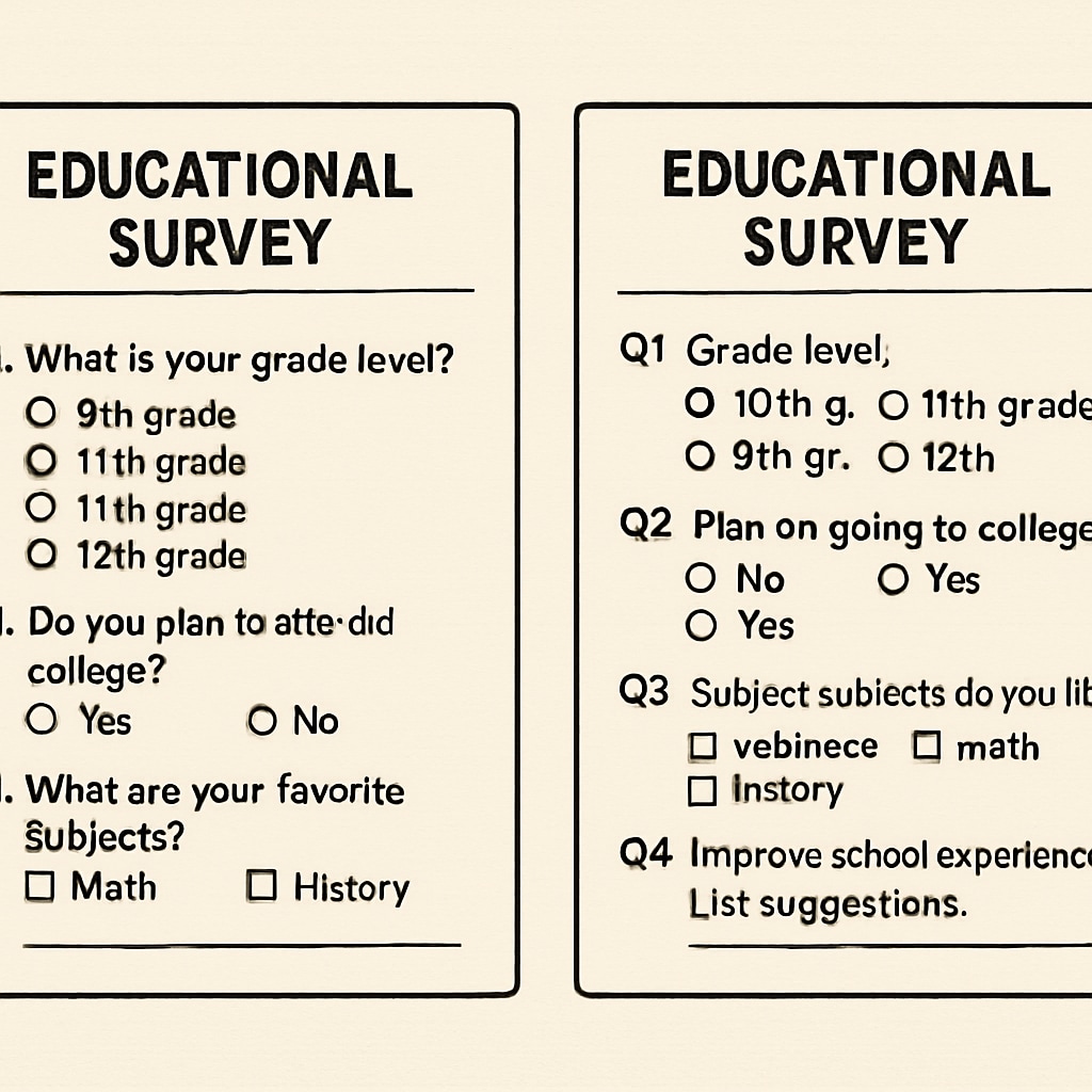 Effective vs ineffective research form examples for teachers