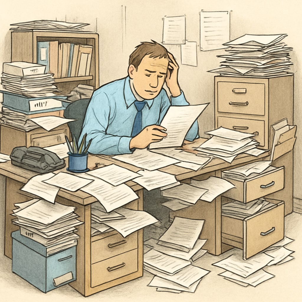 Incompetent academic supervisor's disorganized professional environment