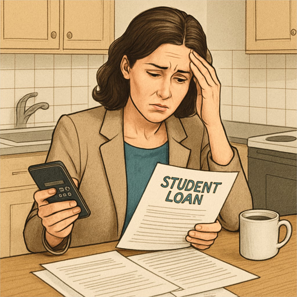Teacher stressed about student loan repayment under SAVE plan changes