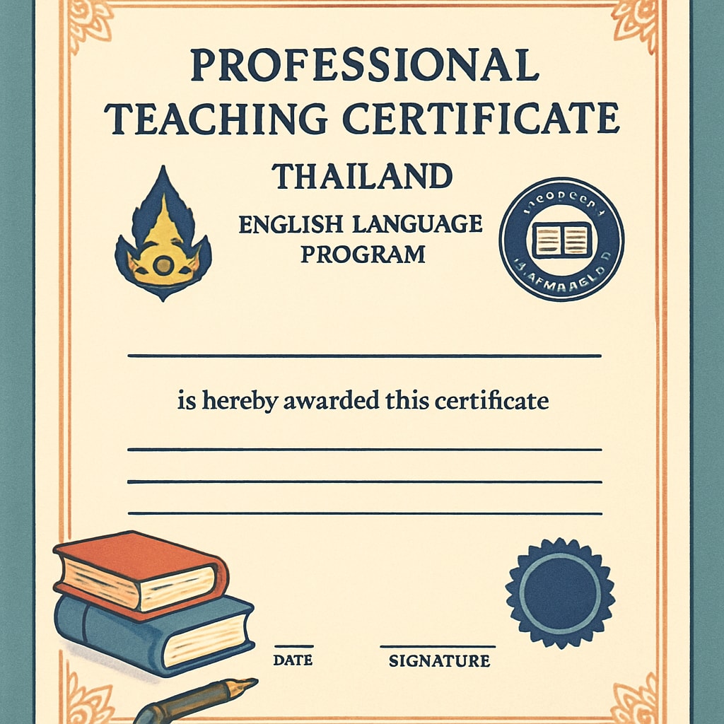 Thailand English teaching certification for summer camp instructors