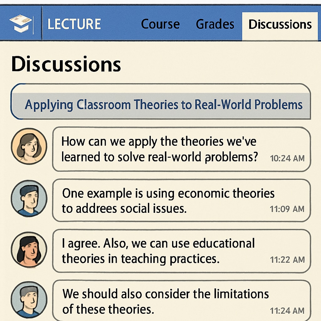 Digital space for theory application and knowledge sharing