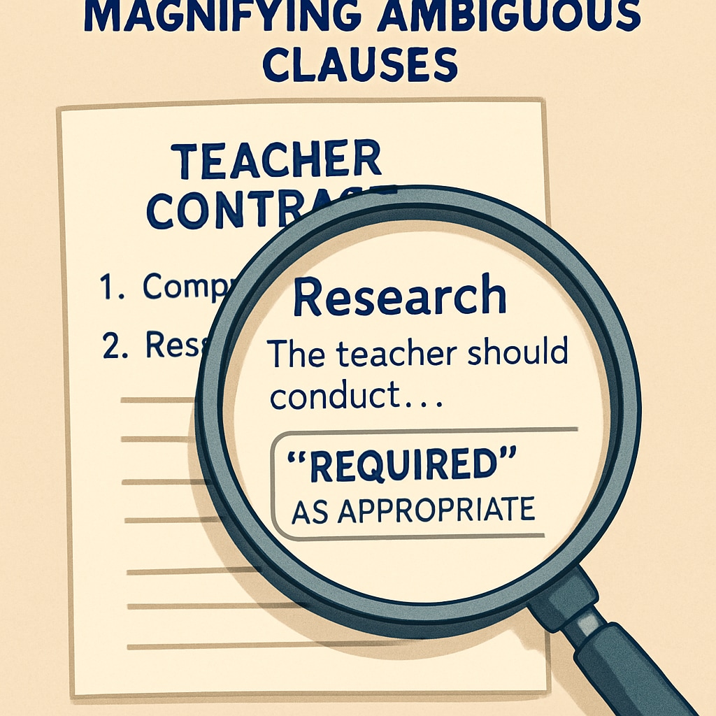 Contractual academic exploitation of adjunct teachers through research quotas