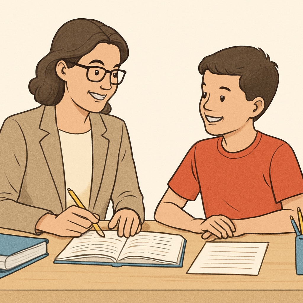 Parent observing trusted offline K-12 tutoring session