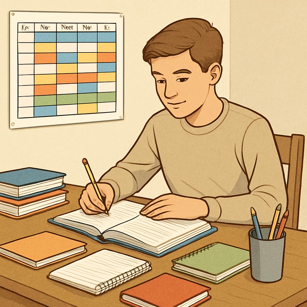 Student managing BSc Physics backlogs with effective time management