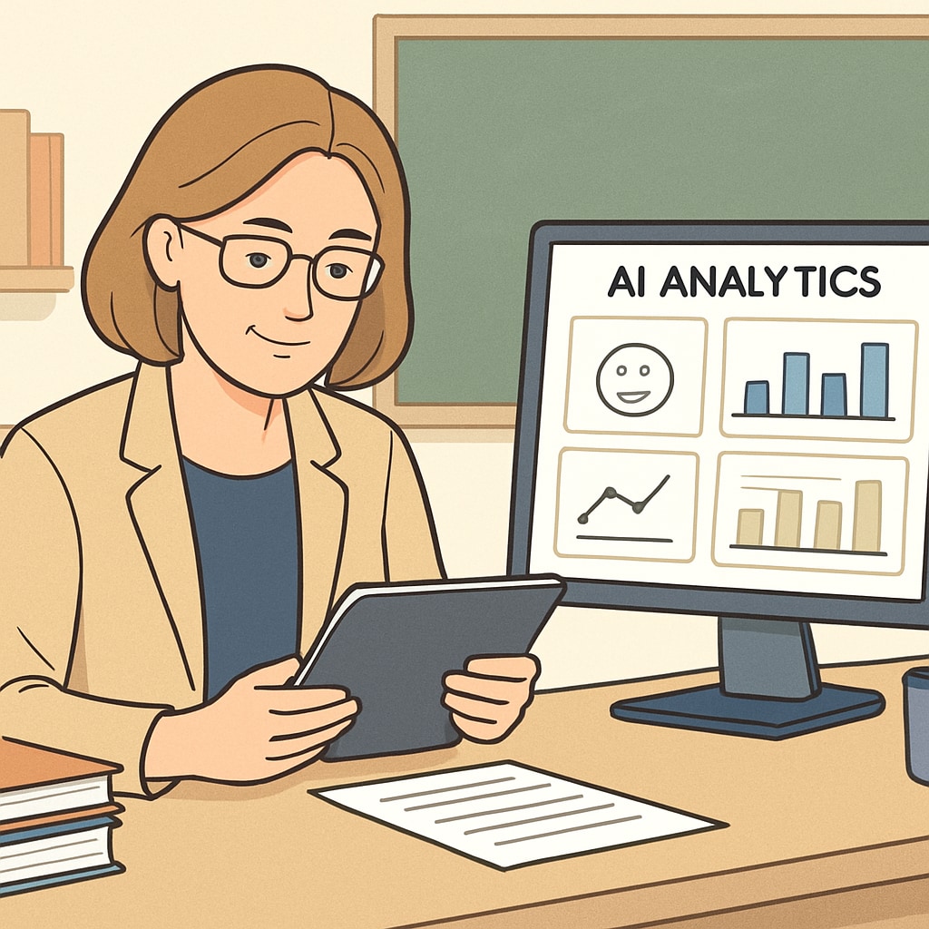 AI system assisting with teacher workload and education efficiency