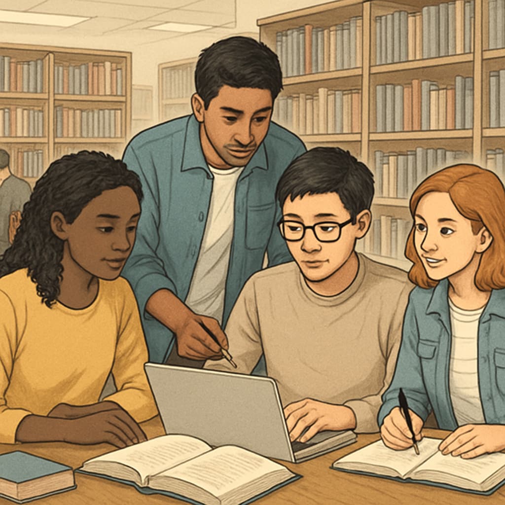 International students with A-Level credentials studying at US college