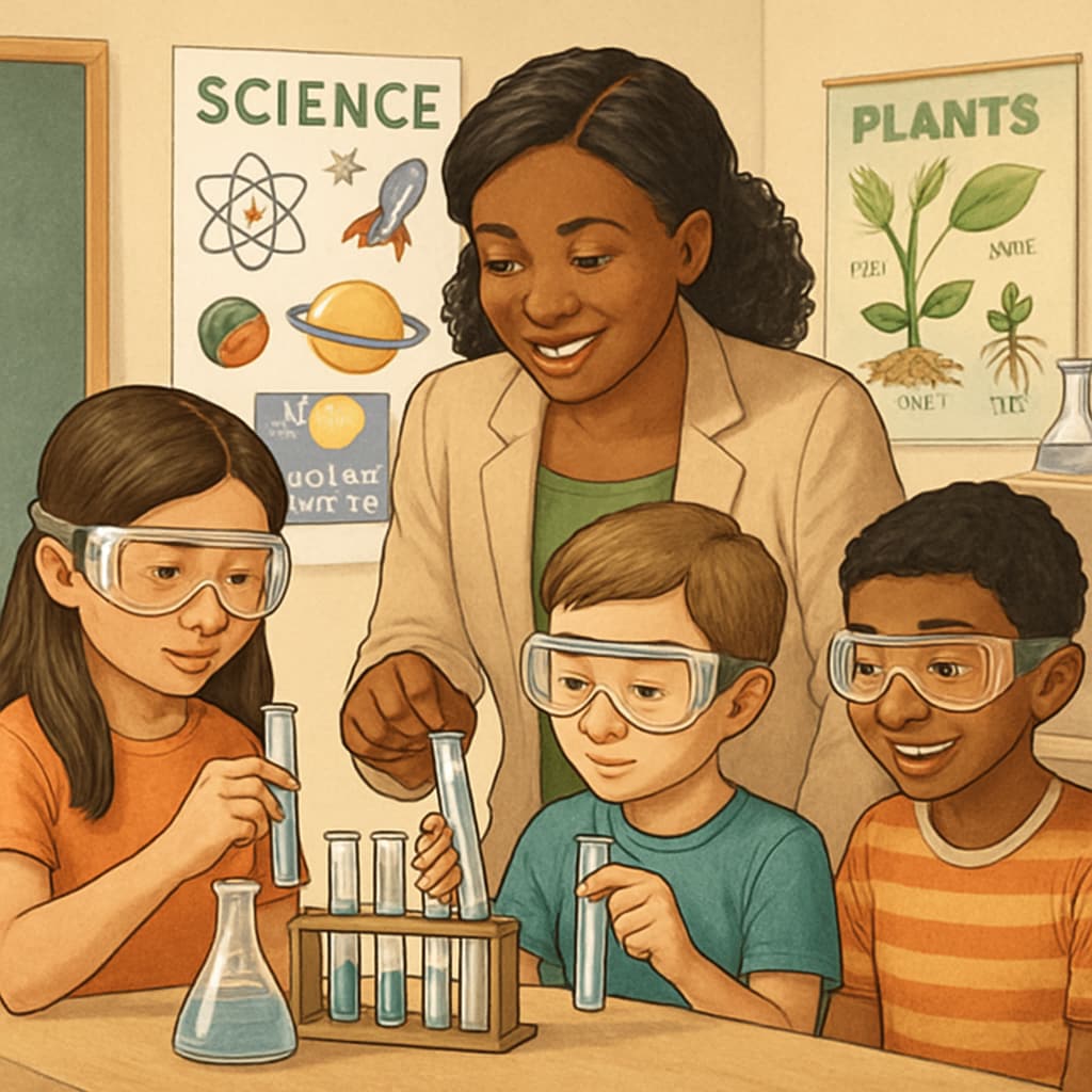 Dedicated teacher facilitating STEM learning amidst academic supervisor challenges