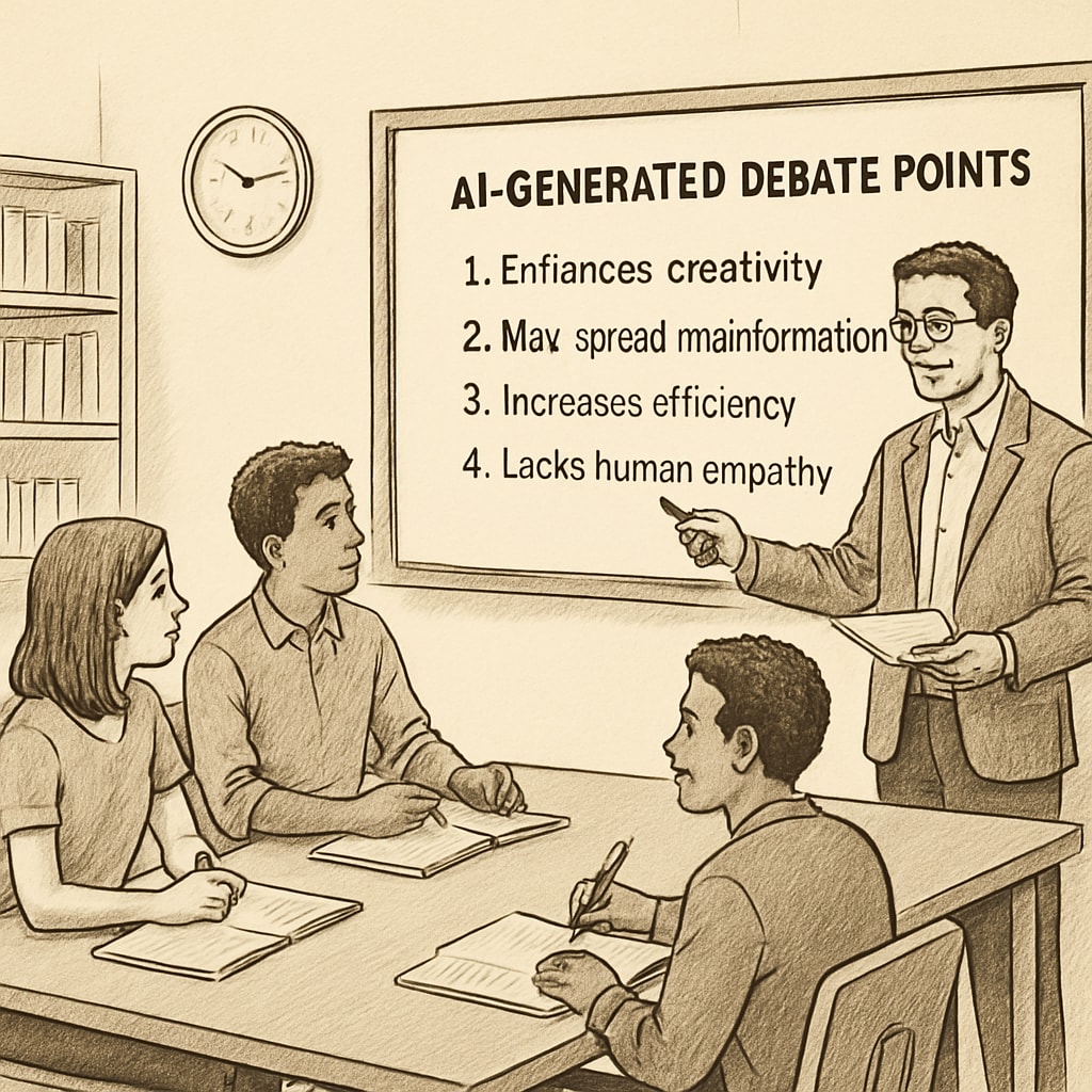 Educational integration of AI for critical thinking development