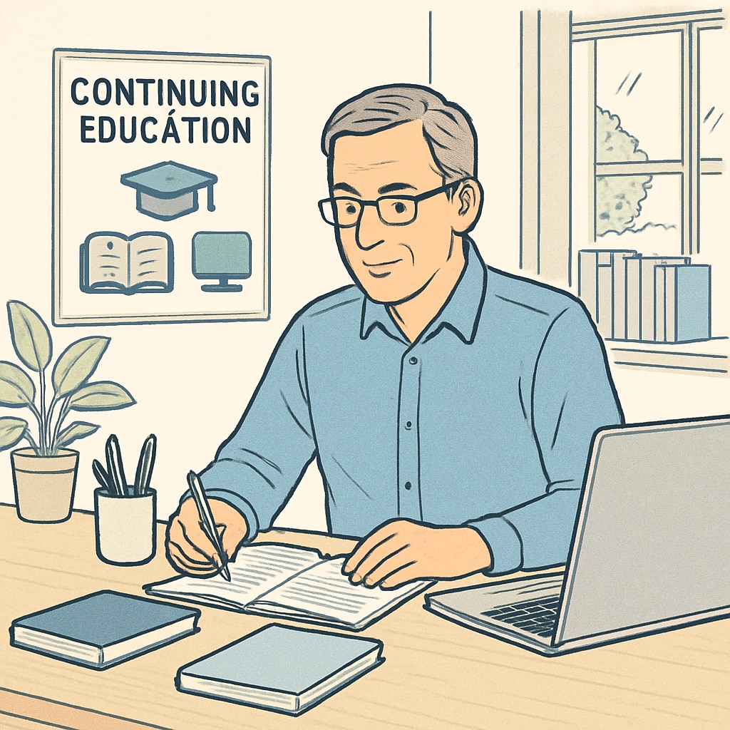 Adult learner pursuing continuing studies