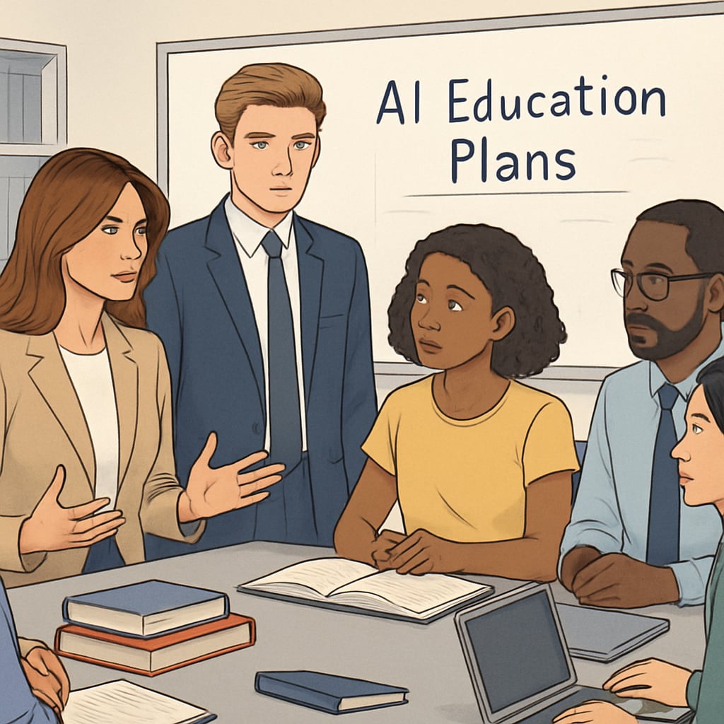 Melania Trump and Barron Trump promoting AI education initiative