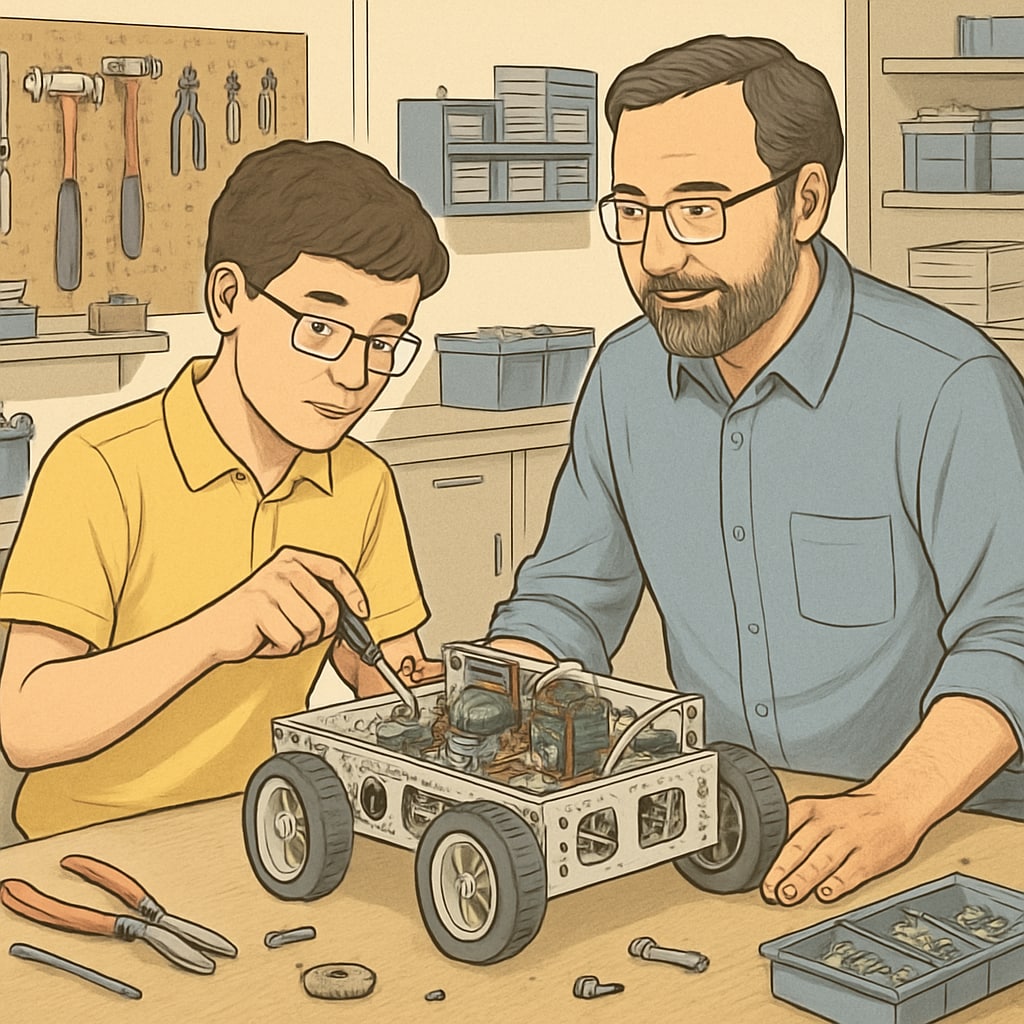 Teen career development combining STEM skills and personal passion