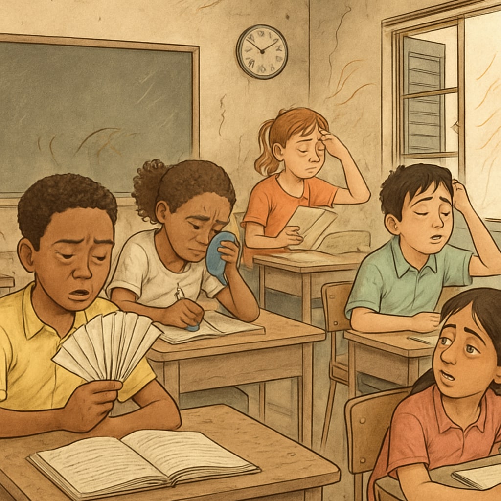 Marginalized students facing extreme heat in underfunded classrooms