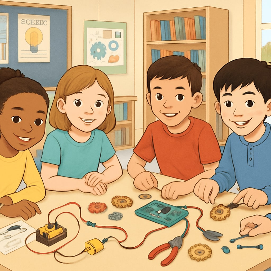 Privileged and economically disadvantaged students learning together in classroom
