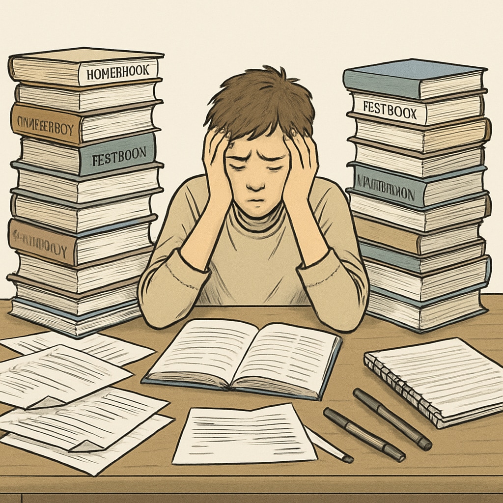 Student stress in homework debate